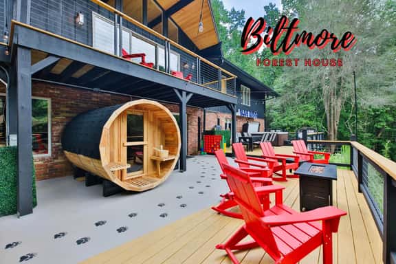 Biltmore Forest Retreat! Sauna Hot tub Game Rm - Image 1